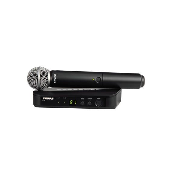 SHURE BLX24CN/SM58數字無線手持話筒