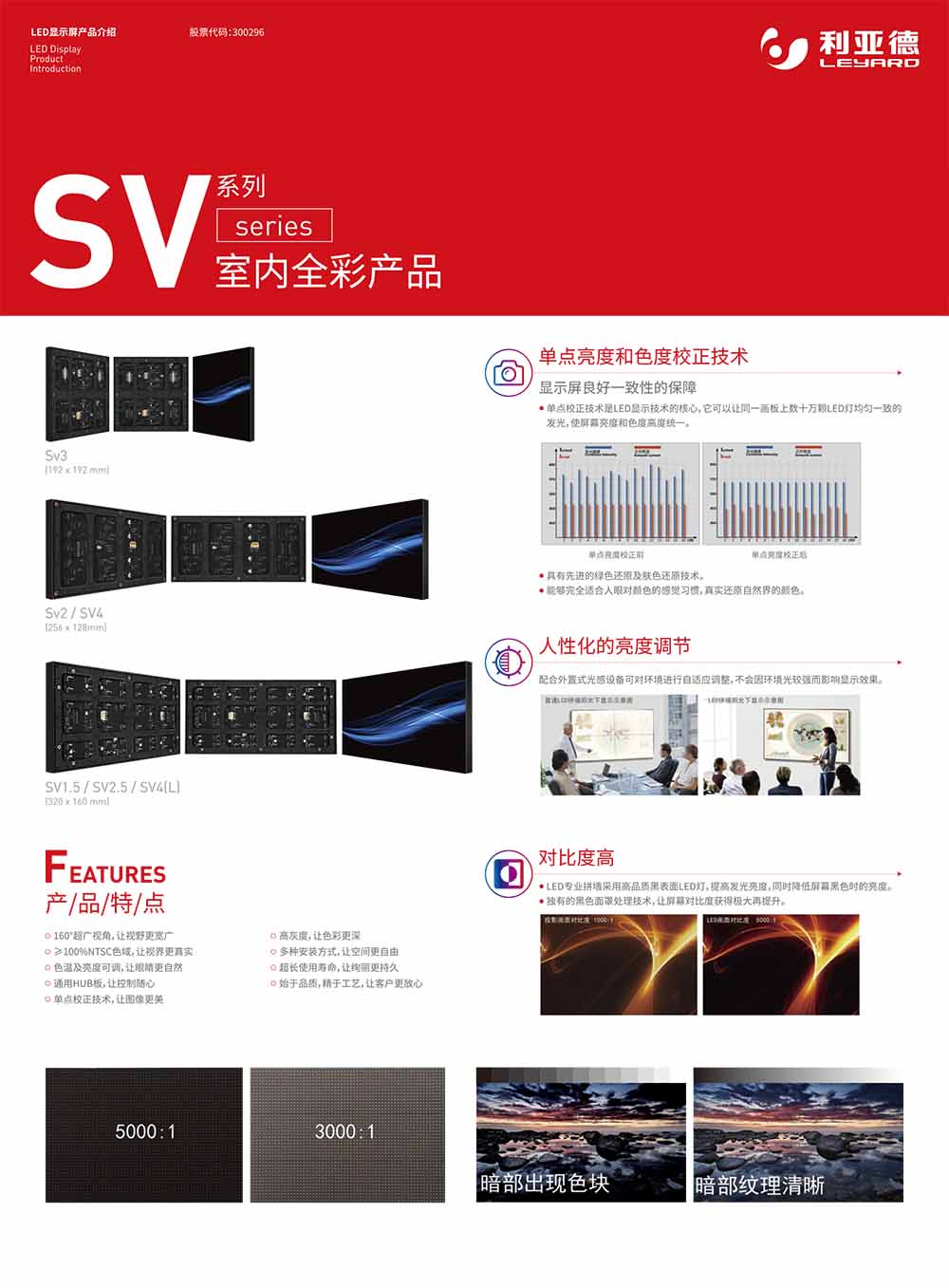 利亞德SV系列室內全彩產品